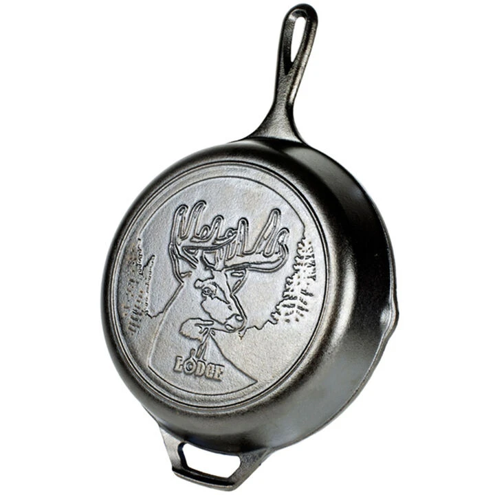 Lodge Wildlife Series Deer 10.25" Cast Iron Skillet 1 Lodge Wildlife Series Deer 10.25" Cast Iron Skillet