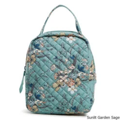 Vera Bradley Recycled Cotton Lunch Bunch Bag -CampMate Shop Lunch Bunch Bag Sunlit Sage