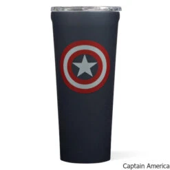 Corkcicle Marvel 24 Oz. Insulated Tumbler -CampMate Shop Marvel 24oz Ins Tumbler Cpt America