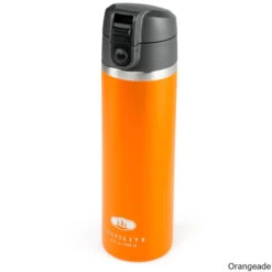 GSI Outdoors Microlite 500 Flip-Top 17 Oz. Vacuum Insulated Bottle -CampMate Shop Microlite 500 Flip Top 17oz Vac Ins Bottle Orangeade