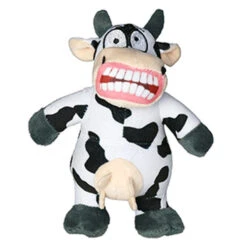 VIP Products Mighty Angry Animals Jr. Dog Toy -CampMate Shop Mighty Angry Animals Jr Dog Toy cow