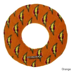 VIP Products Mighty Ring No Stuff Dog Toy -CampMate Shop Mighty No Stuff Ring Dog Toy Orange