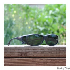 Cocoons Mini Slim (MS) OveRx Polarized Sunglasses -CampMate Shop Mini Slim MS OveRx Polarized Sunglasses Black Gray