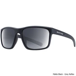 Native Eyewear Wells Polarized Sunglasses -CampMate Shop Native 190928matteblack 1TXT