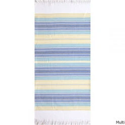 A To Z Towels Nostalgic Stripes Beach Towel -CampMate Shop Nostalgic Stripes Beach Towel Multi