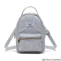 Herschel Nova 1.5 Liter Crossbody Bag - Past Season 15 Herschel Nova 1.5 Liter Crossbody Bag - Past Season -CampMate Shop Nova 1pt5 Liter Crossbody Bag Grey Crosshatch