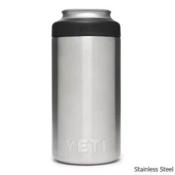 YETI Rambler Colster 16 Oz. Stainless Steel Tall Can Insulator 11 YETI Rambler Colster 16 Oz. Stainless Steel Tall Can Insulator -CampMate Shop Rambler 16oz SS Tall Can Ins Colster Stainless