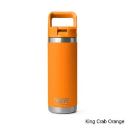 YETI Rambler 18 Oz. Stainless Steel Vacuum Insulated Bottle W/ Straw Cap -CampMate Shop Rambler 18oz SS Vac Ins Bottle Straw Cap KCO