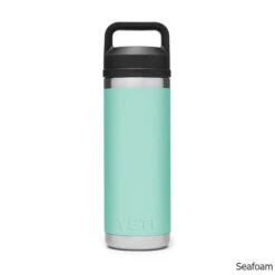 YETI Rambler 18 Oz. Stainless Steel Vacuum Insulated Bottle W/ Chug Cap 18 YETI Rambler 18 Oz. Stainless Steel Vacuum Insulated Bottle W/ Chug Cap -CampMate Shop Rambler 18oz SS Vac Ins Bottle w Chug Cap Seafoam