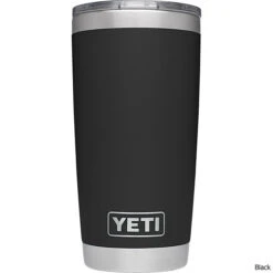 YETI Rambler 20 Oz. Stainless Steel Vacuum Insulated Tumbler W/ MagSlider Lid -CampMate Shop Rambler 20oz SS Vac Ins Tumbler Black