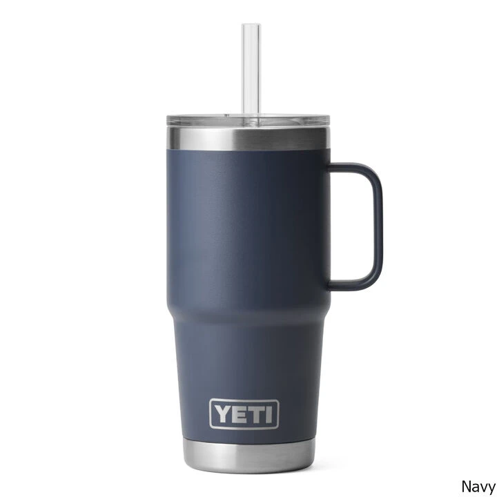 YETI Rambler 25 Oz. Stainless Steel Vacuum Insulated Mug W/ Straw Lid 8 YETI Rambler 25 Oz. Stainless Steel Vacuum Insulated Mug W/ Straw Lid - Image 8