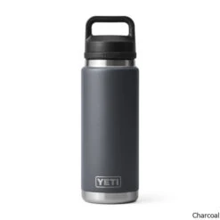 YETI Rambler 26 Oz. Stainless Steel Vacuum Insulated Bottle W/ Chug Cap 16 YETI Rambler 26 Oz. Stainless Steel Vacuum Insulated Bottle W/ Chug Cap -CampMate Shop Rambler 26oz SS Vac Ins Bottle Chug Cap Charcoal