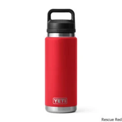 YETI Rambler 26 Oz. Stainless Steel Vacuum Insulated Bottle W/ Chug Cap 14 YETI Rambler 26 Oz. Stainless Steel Vacuum Insulated Bottle W/ Chug Cap -CampMate Shop Rambler 26oz SS Vac Ins Bottle Chug Cap Rescue Red