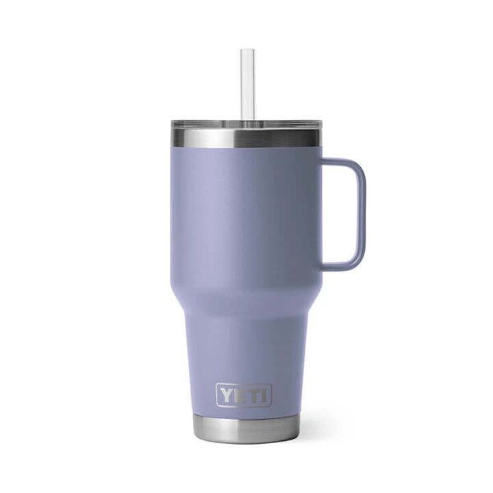 YETI Rambler 35 Oz. Stainless Steel Vacuum Insulated Mug W/ Straw Lid 1 YETI Rambler 35 Oz. Stainless Steel Vacuum Insulated Mug W/ Straw Lid