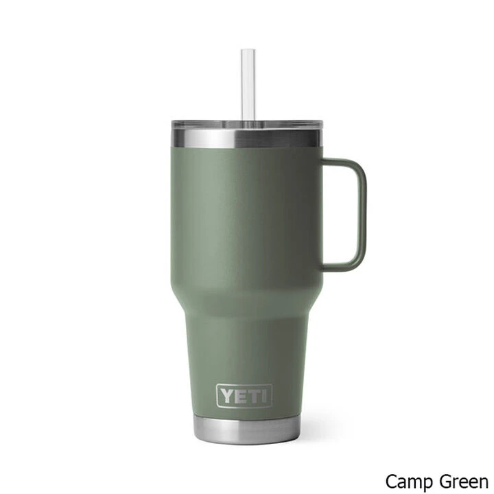 YETI Rambler 35 Oz. Stainless Steel Vacuum Insulated Mug W/ Straw Lid 3 YETI Rambler 35 Oz. Stainless Steel Vacuum Insulated Mug W/ Straw Lid - Image 3