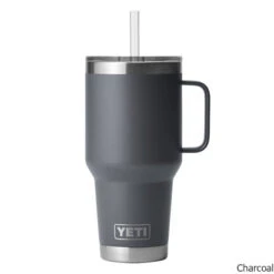 YETI Rambler 35 Oz. Stainless Steel Vacuum Insulated Mug W/ Straw Lid 16 YETI Rambler 35 Oz. Stainless Steel Vacuum Insulated Mug W/ Straw Lid -CampMate Shop Rambler 35oz SS Vac Ins Mug Straw Lid Charcoal