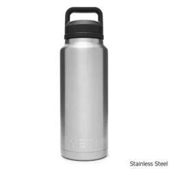 YETI Rambler 36 Oz. Stainless Steel Vacuum Insulated Bottle W/ Chug Cap 19 YETI Rambler 36 Oz. Stainless Steel Vacuum Insulated Bottle W/ Chug Cap -CampMate Shop Rambler 36oz SS Vac Ins Bottle w Chug Cap Stainless