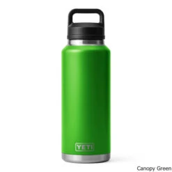 YETI Rambler 46 Oz. Stainless Steel Vacuum Insulated Bottle W/ Chug Cap -CampMate Shop Rambler 46oz SS Vac Ins Bottle Chug Cap Canopy Green