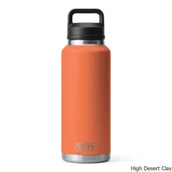 YETI Rambler 46 Oz. Stainless Steel Vacuum Insulated Bottle W/ Chug Cap -CampMate Shop Rambler 46oz SS Vac Ins Bottle Chug Cap High Desert Clay