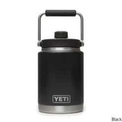 YETI Rambler Half Gallon Jug -CampMate Shop Rambler Half Gallon Jug Black