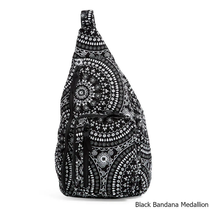 Vera Bradley Recycled Cotton Sling Backpack 5 Vera Bradley Recycled Cotton Sling Backpack - Image 5