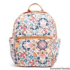 Vera Bradley Recycled Cotton Small 9 Liter Backpack 10 Vera Bradley Recycled Cotton Small 9 Liter Backpack -CampMate Shop Recycled Cotton Small 9 Liter Backpack Enchanted Mandala