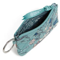 Vera Bradley Recycled Cotton Zip ID Case 9 Vera Bradley Recycled Cotton Zip ID Case -CampMate Shop Recycled Cotton Zip ID Case 3