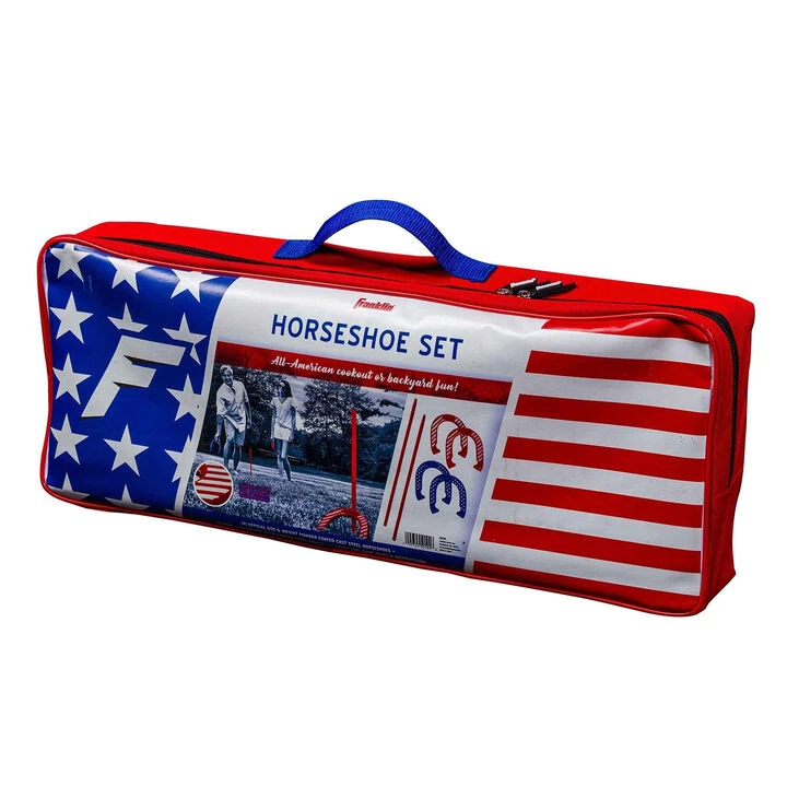 Franklin Sports Red White & Blue Horeshoe Set 3 Franklin Sports Red White & Blue Horeshoe Set - Image 3