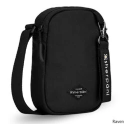 Sherpani Rogue RFID 1 Liter Crossbody Bag -CampMate Shop Rogue RFID 1 Liter Crossbody Bag Raven