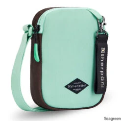 Sherpani Rogue RFID 1 Liter Crossbody Bag -CampMate Shop Rogue RFID 1 Liter Crossbody Bag Seagreen