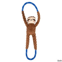 ZippyPaws Ropetugz Dog Toy -CampMate Shop Ropetugz Dog Toy Sloth