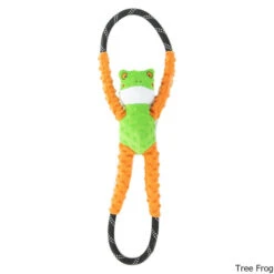 ZippyPaws Ropetugz Dog Toy -CampMate Shop Ropetugz Dog Toy TreeFrog