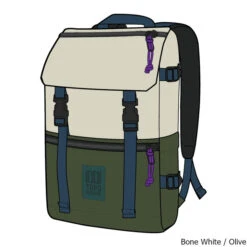 Topo Designs Rover Pack Classic 20 Liter Backpack -CampMate Shop Rover Pack Classic 20 Liter Backpack Bone