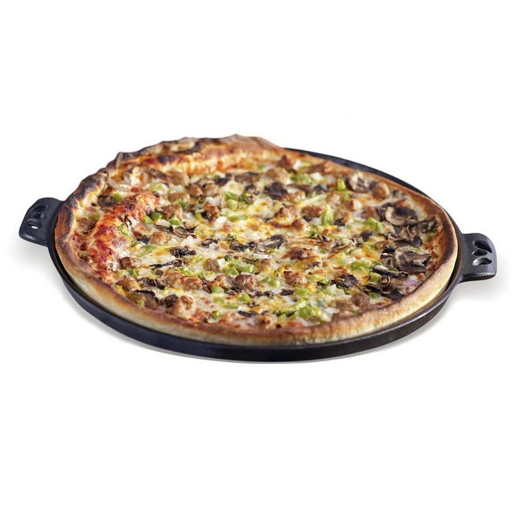 Camp Chef Seasoned Cast Iron Pizza Pan 2 Camp Chef Seasoned Cast Iron Pizza Pan - Image 2