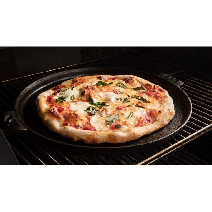 Camp Chef Seasoned Cast Iron Pizza Pan 3 Camp Chef Seasoned Cast Iron Pizza Pan - Image 3