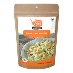 Happy Yak Shrimp Curry W/ Rice - 2 Servings