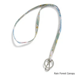 Vera Bradley Recycled Cotton Lanyard 6 Vera Bradley Recycled Cotton Lanyard -CampMate Shop Signature Cotton Lanyard Rain Forest