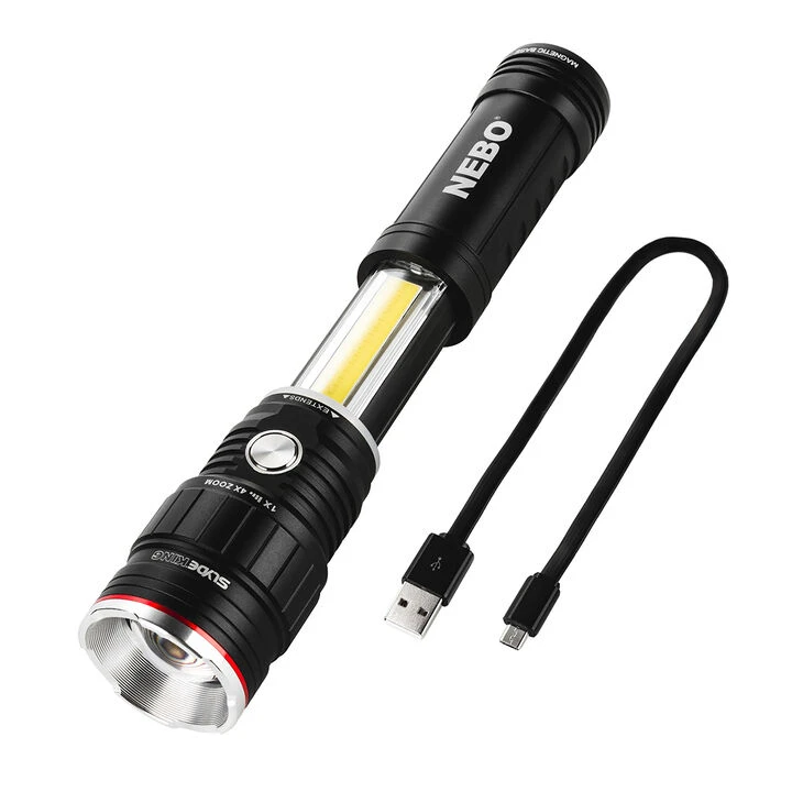 Nebo Slyde King 500 Lumen Rechargeable Flashlight / COB Work Light 1 Nebo Slyde King 500 Lumen Rechargeable Flashlight / COB Work Light