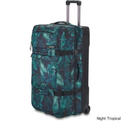 Dakine Split Roller 110 Liter Wheeled Travel Bag -CampMate Shop Split Roller 110 Liter Wheeled Travel Bag Night Tropical