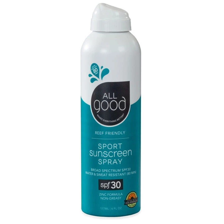 All Good Sport SPF 30 Continuous Spray Sunscreen - 6 Oz. 1 All Good Sport SPF 30 Continuous Spray Sunscreen - 6 Oz.