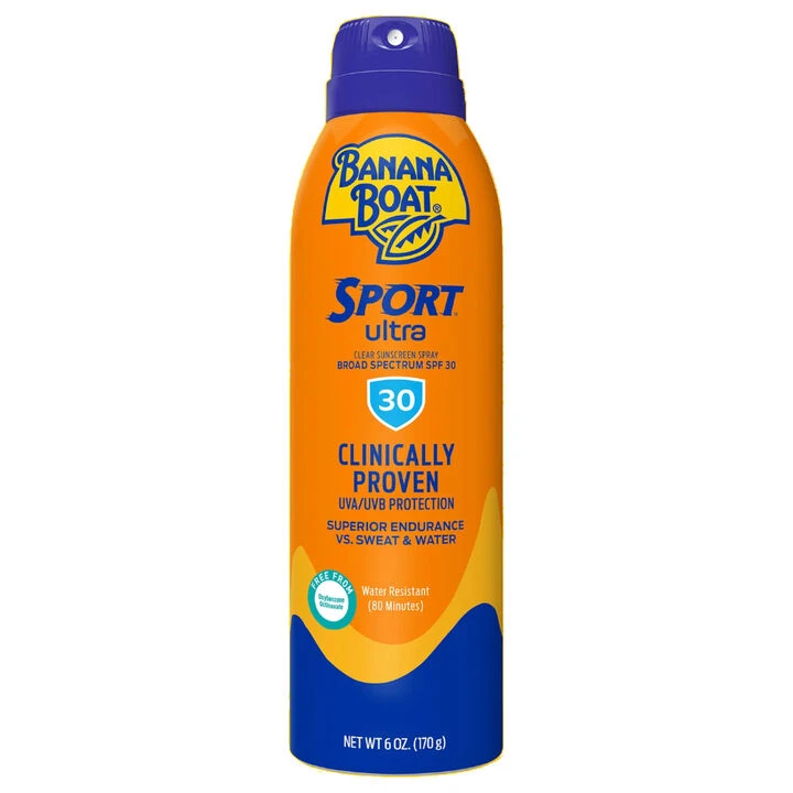 Banana Boat Sport Ultra SPF 30 Sunscreen Spray - 6 Oz. 1 Banana Boat Sport Ultra SPF 30 Sunscreen Spray - 6 Oz.