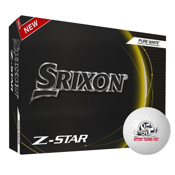 Srixon Z-Star 8 Golf Balls W/ KTP 85th Anniversary Logo - 12 Pk. 1 Srixon Z-Star 8 Golf Balls W/ KTP 85th Anniversary Logo - 12 Pk.
