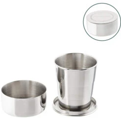 AceCamp Stainless Steel Collapsible Cup