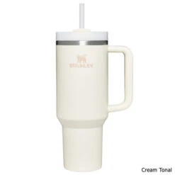 Stanley Adventure Series Quencher H2.0 Flowstate 40 Oz. Travel Tumbler -CampMate Shop Stanley STA10 10824 027 CreamTonal 1Txt