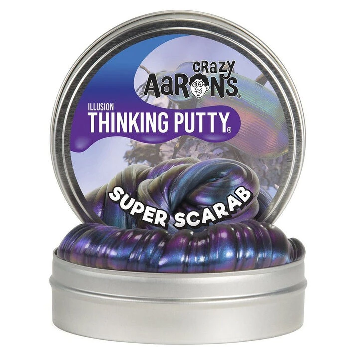 Crazy Aaron's Super Scarab Illusions Thinking Putty - 3.2 Oz. 1 Crazy Aaron's Super Scarab Illusions Thinking Putty - 3.2 Oz.