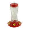 Audubon Swirl Glass Hummingbird Bird Feeder
