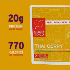 Good To-Go Thai Curry - 2 Servings 9 Good To-Go Thai Curry - 2 Servings -CampMate Shop Thai Curry 2 Servings 5