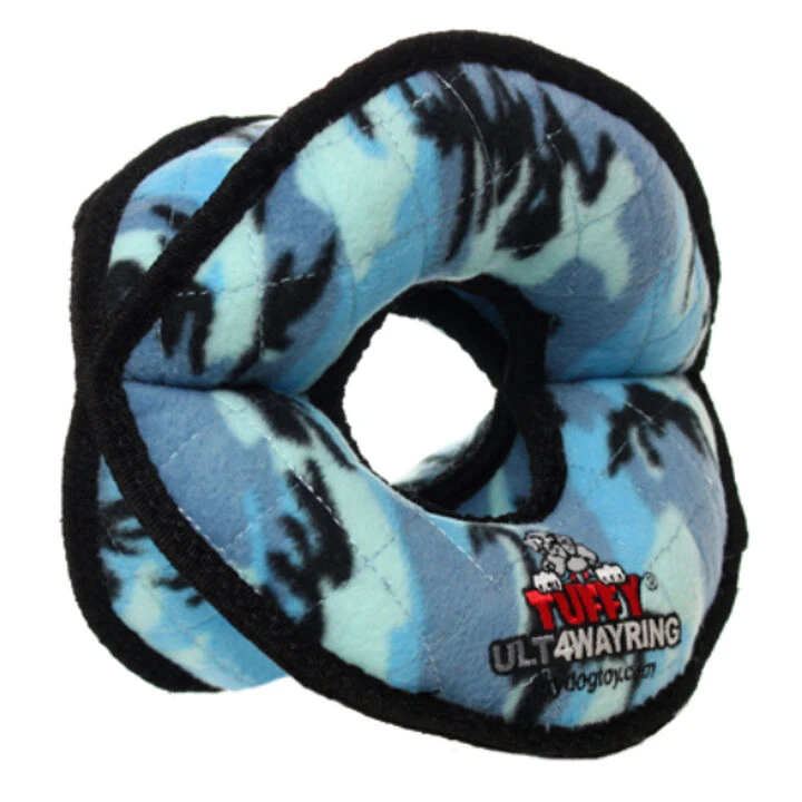 VIP Products Tuffy 4 Way Ring Dog Toy 1 VIP Products Tuffy 4 Way Ring Dog Toy