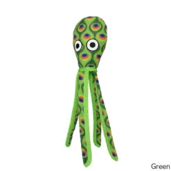 VIP Products Tuffy Ocean Squid Dog Toy 5 VIP Products Tuffy Ocean Squid Dog Toy -CampMate Shop Tuffy Ocean Squid Dog Toy Green