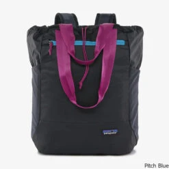 Patagonia Ultralight Black Hole 27 Liter Convertible Tote Pack -CampMate Shop Ultralight Black Hole 27L Convertible Tote Pack Pitch Blue